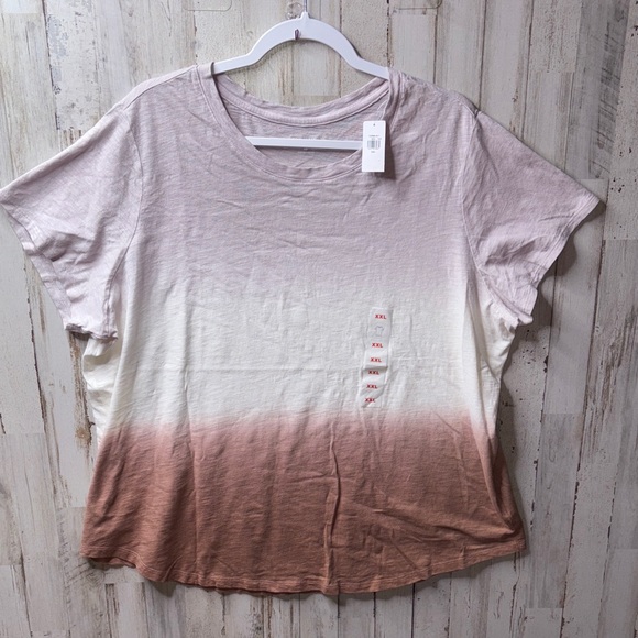 Old Navy Tops - Old Navy Everwear Cool Ombré Slub Knit T-Shirt XXL NWT!